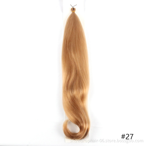 Synthetic Hair Extension High Quality Wholesale Synthetic Yaki Pony Styles  Braiding Hair Yaki Pony Hair